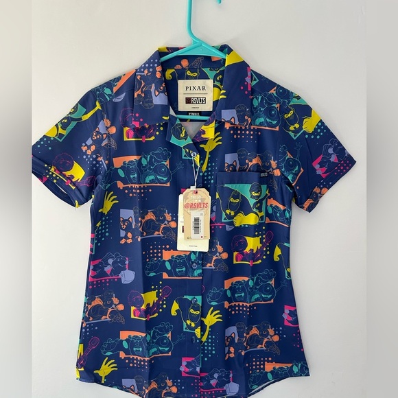 RSVLTS PIXAR Graphic Button Down Shirt XS - Picture 3 of 3